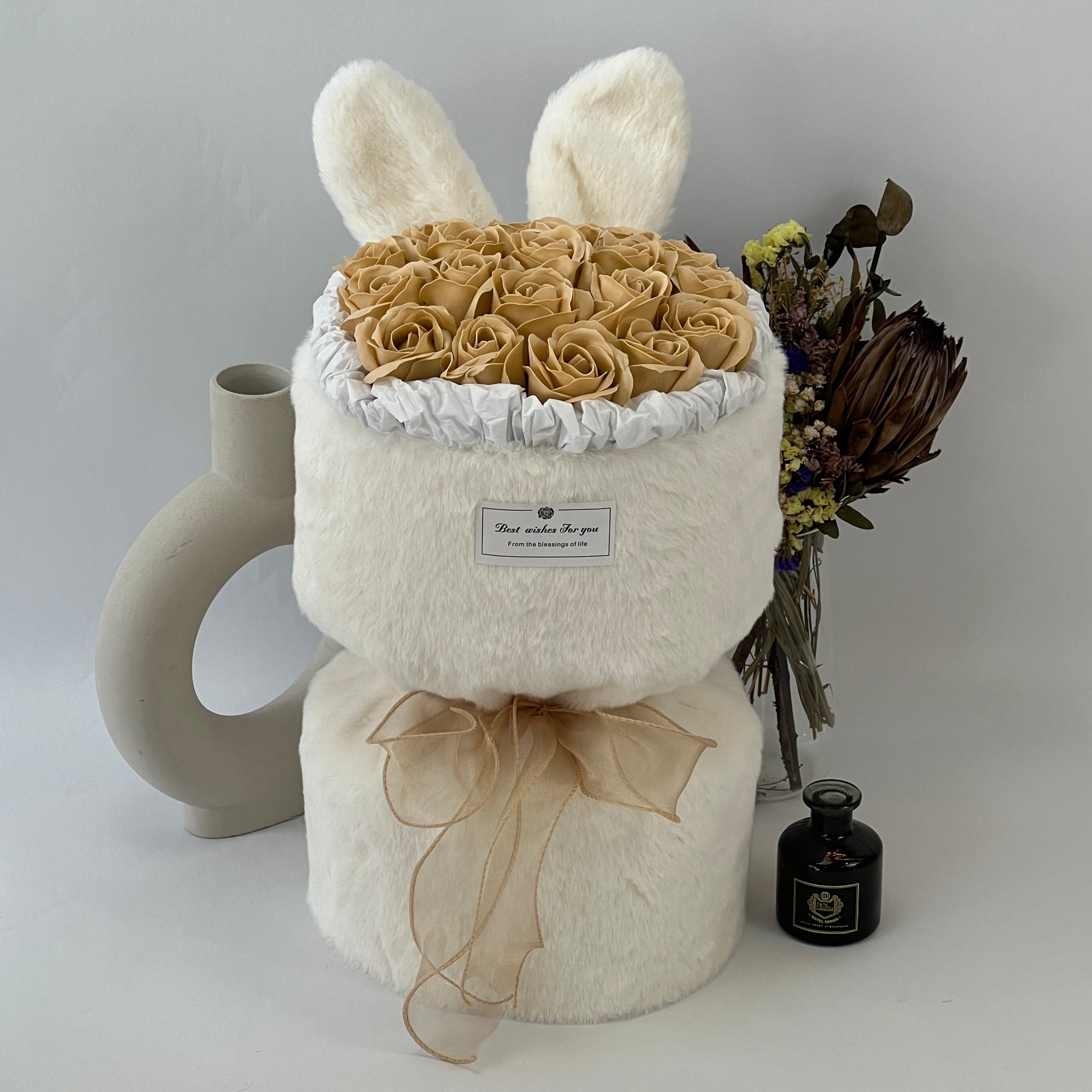 Lovely Bunny - Soap Flower Bouquet