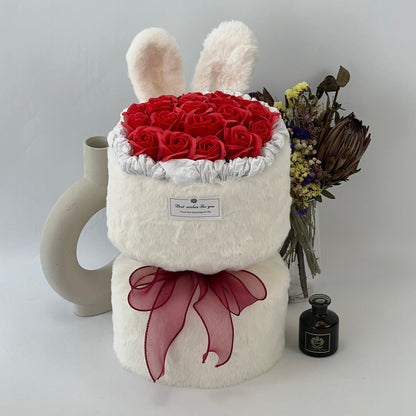 Lovely Bunny - Soap Flower Bouquet