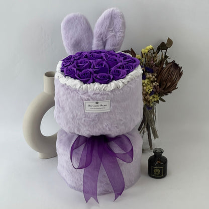 Lovely Bunny - Soap Flower Bouquet