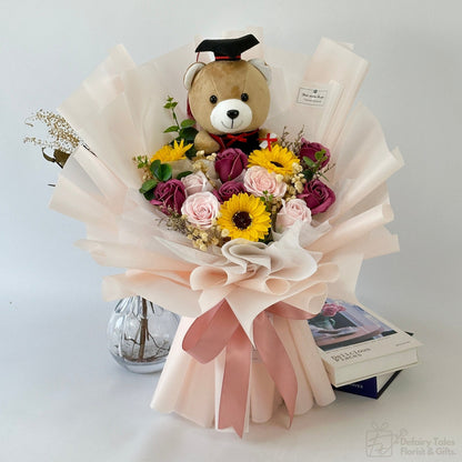 Achiever's Delight - Soap Flower Fusion Bouquet