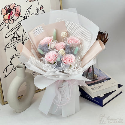 Blush Serenity - Soap Flower Bouquet