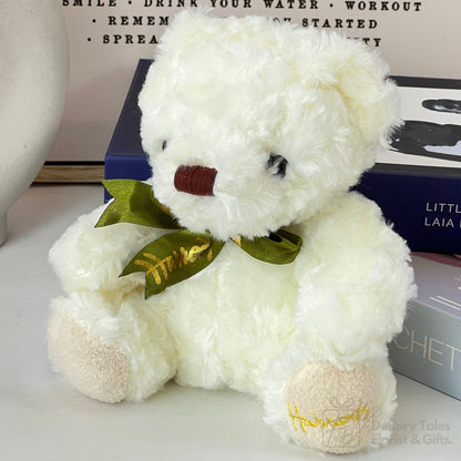 Cuddle Me Teddy Plushie-Redemption Product-White-De Fairy Tales