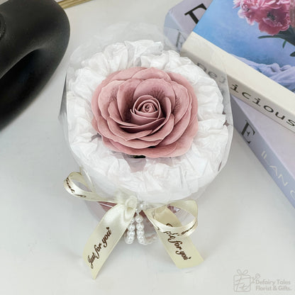 Rose Serenade - 7 Layer Soap Rose Posy Gifts Bouquet (A)