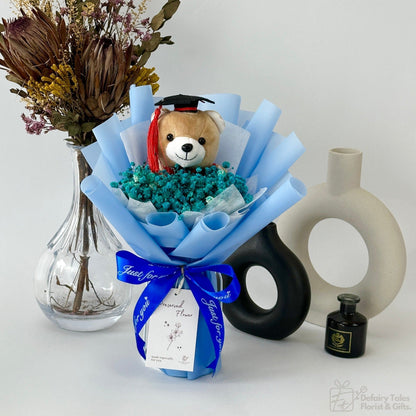 Graduate's Glory - Preserved Flower Fusion Bouquet-Preserved Flower-S-Tiffany-De Fairy Tales