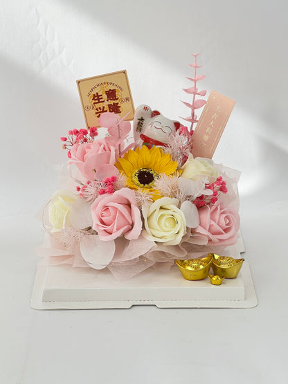 Grand Opening Artificial Flower Table Top - 003