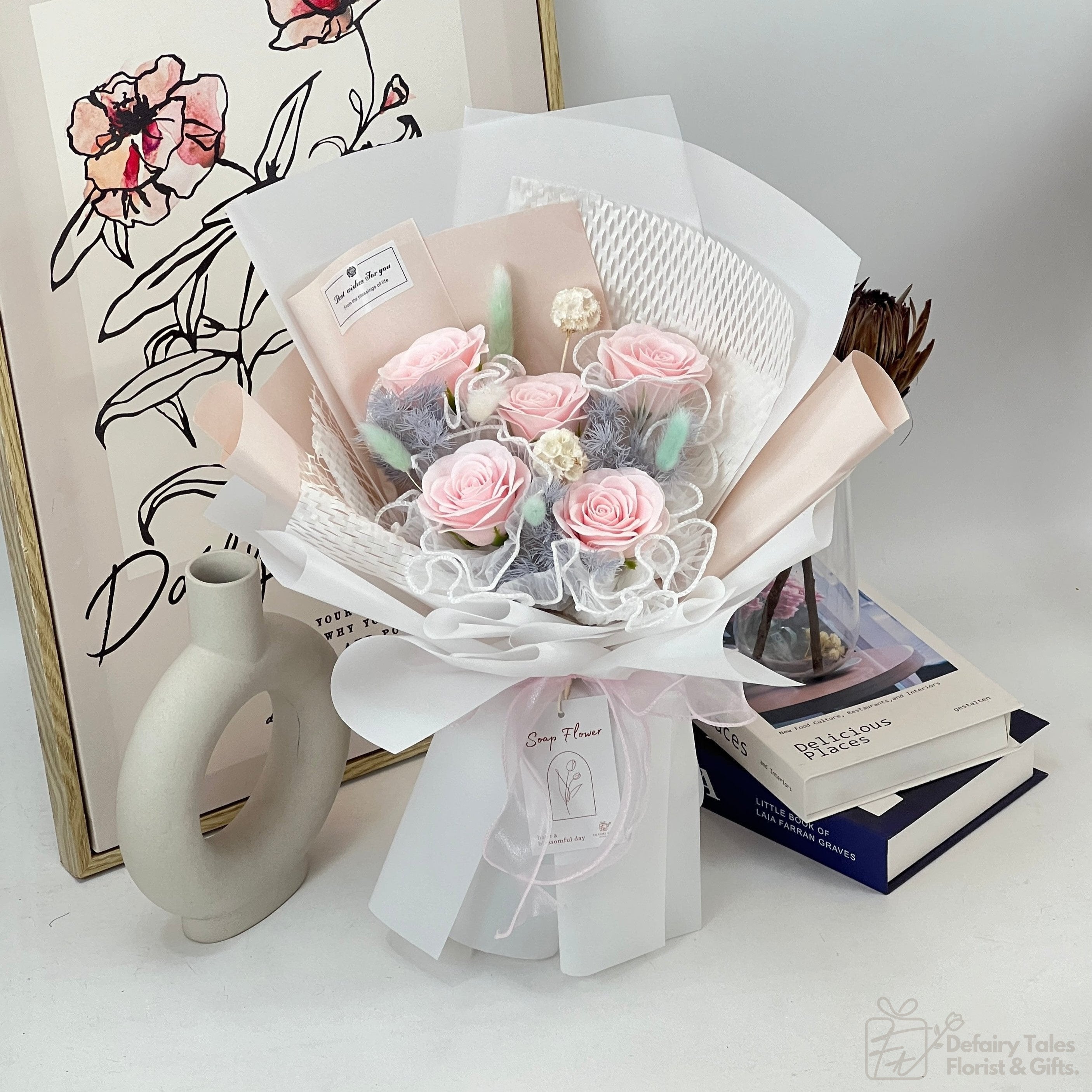 Joyful Affection - Seven Layer Soap Flower Bouquet