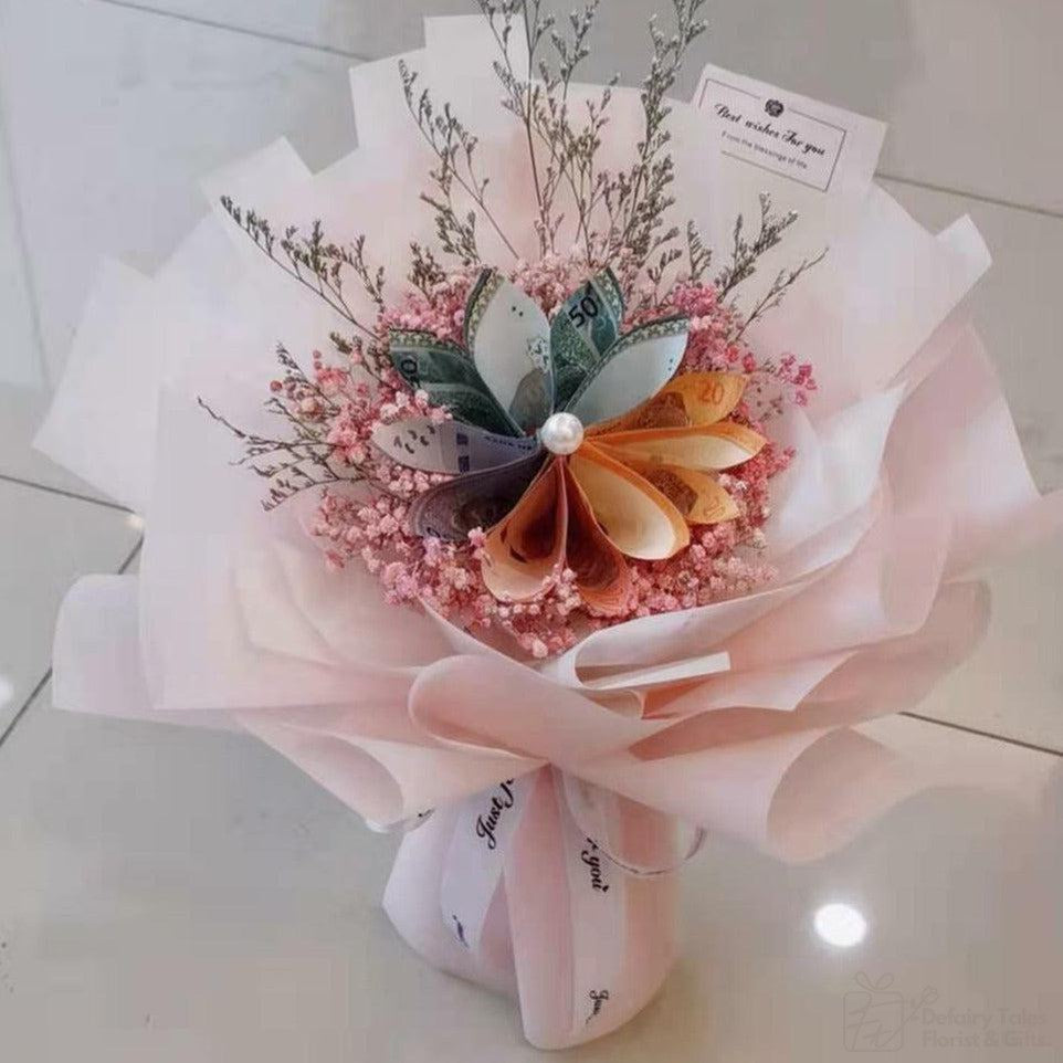 Lavish Daisy - Money Flower Bouquet-Money Flower Bouquet-RM250.00-De Fairy Tales