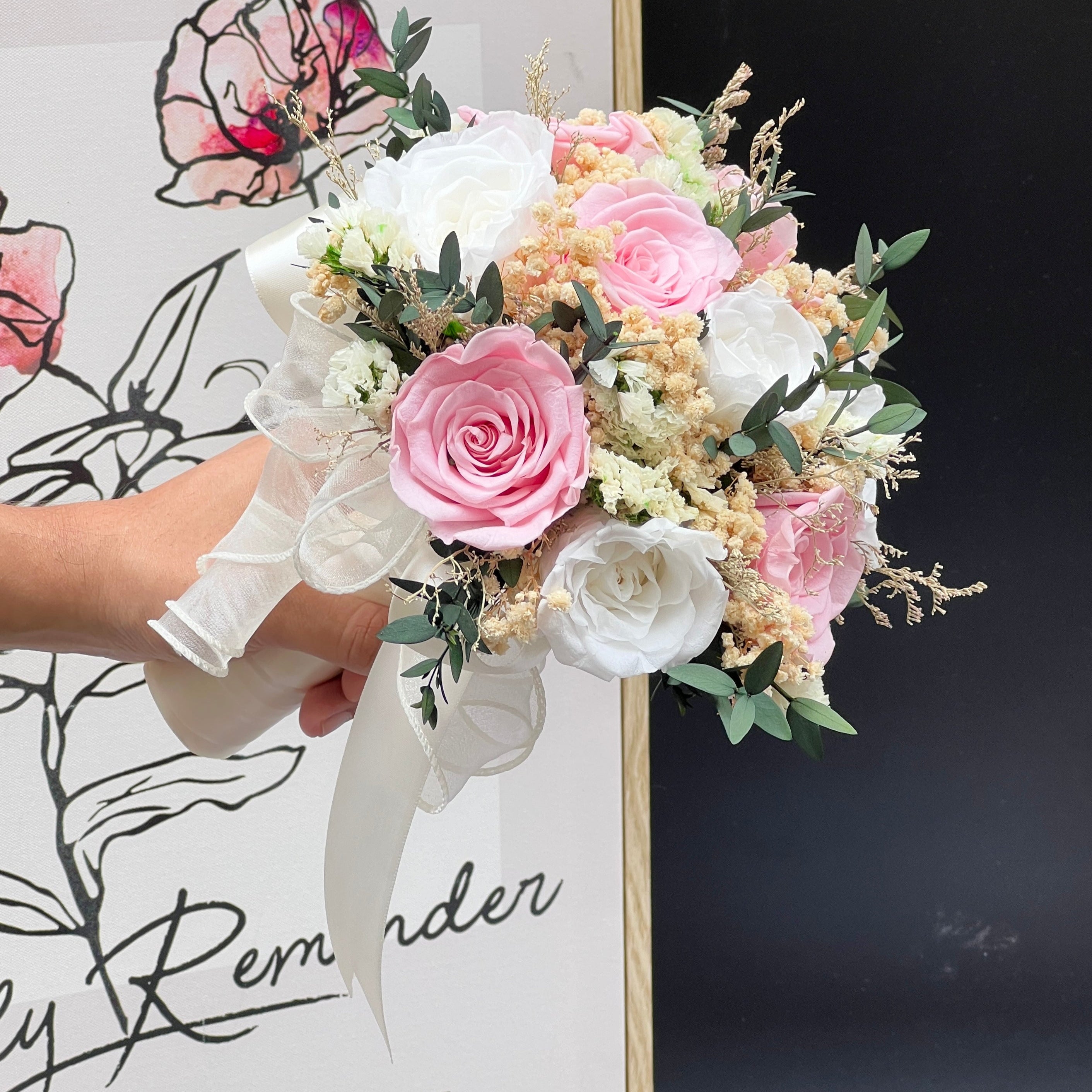 Petals Of Promise - Preserved Rose Bridal Bouquet