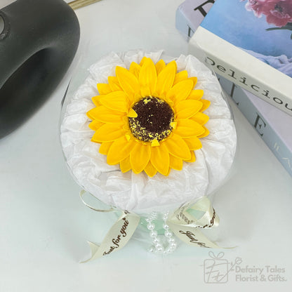 Summer's Poetry 2.0 - Soap Sunflower Posy Gifts Bouquet--De Fairy Tales