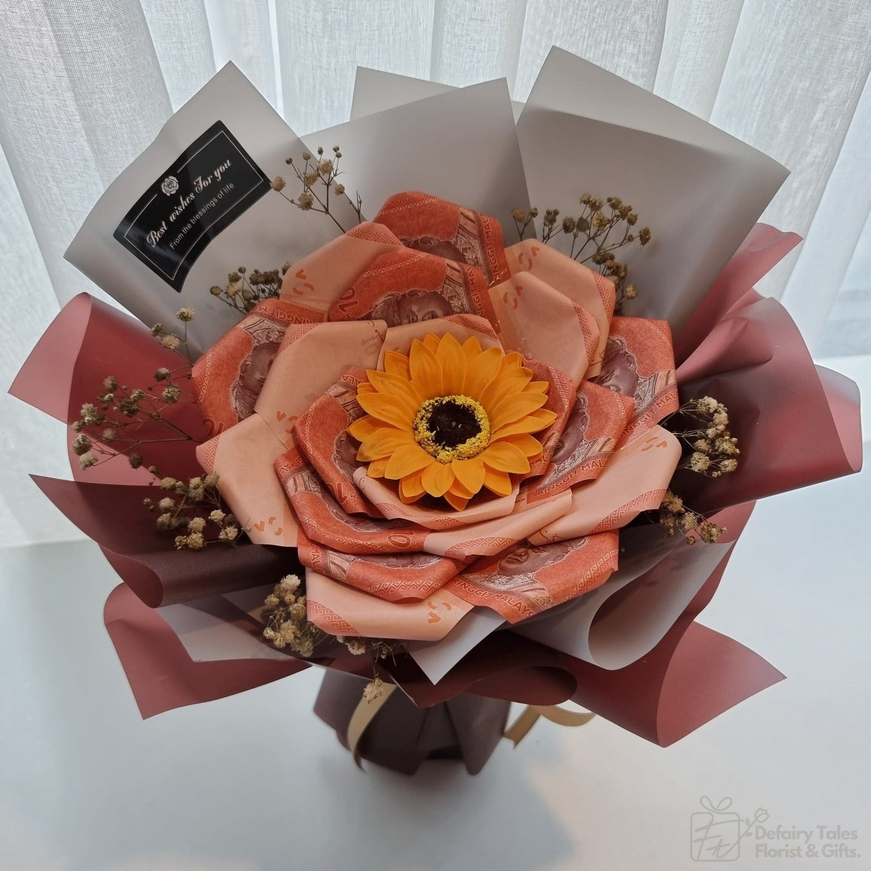 Treasury Daisy - Money Flower Bouquet-Money Flower Bouquet-RM68.00-DeFairy Tales