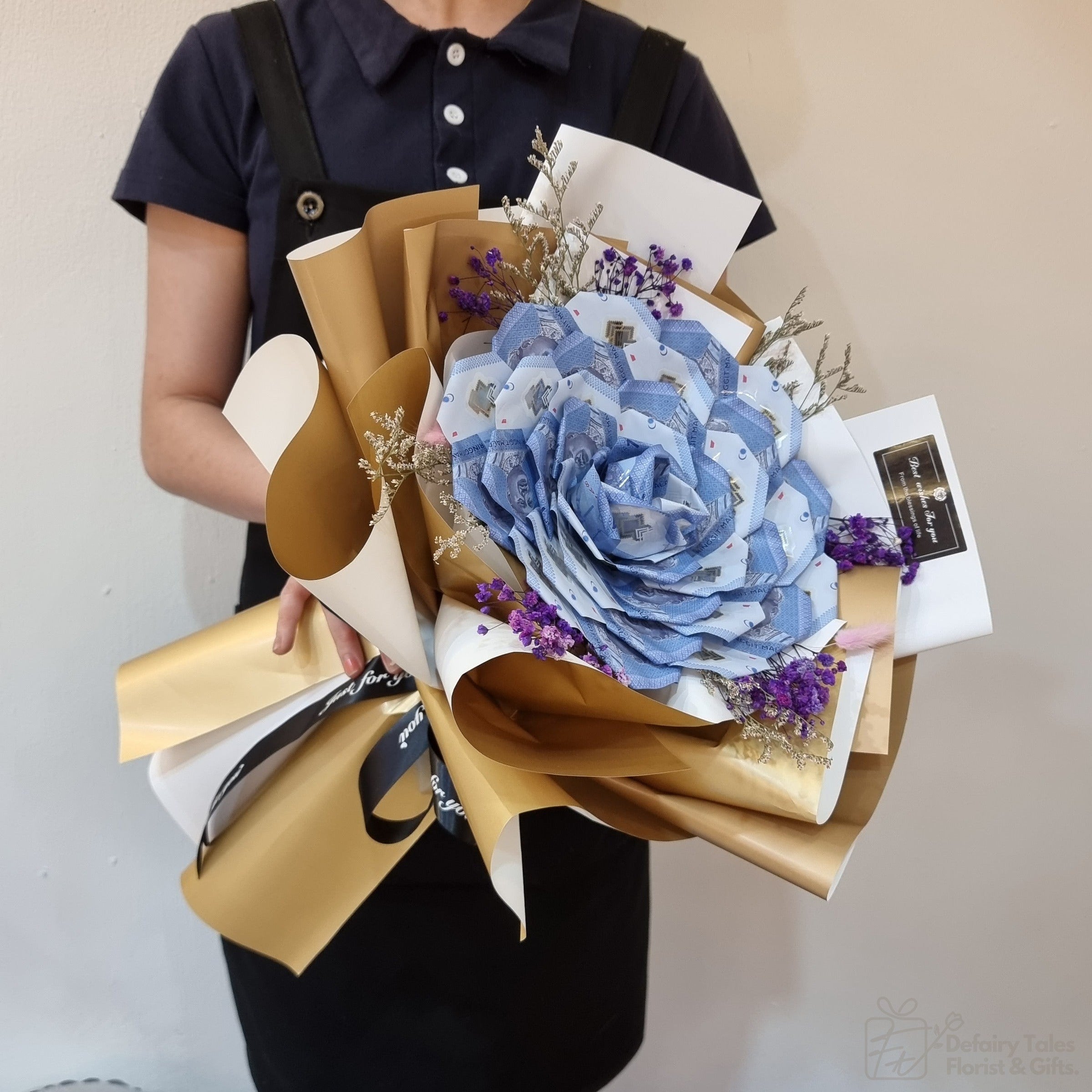 Wealthy Rosie - Money Flower Bouquet-Money Flower Bouquet-RM50.00-DeFairy Tales