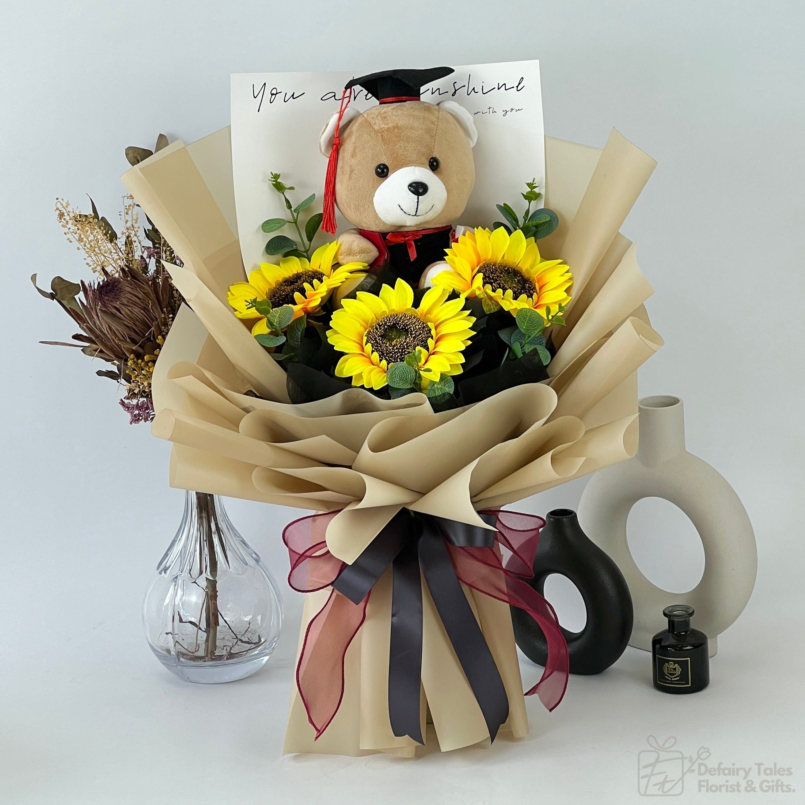 Wisdom Blooms - Artificial Flower Fusion Bouquet